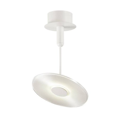 Светильник накладной LED Ellen 4107/18CL Odeon Light белый 1 лампа, основание белое в стиле хай-тек круглый