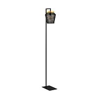Торшер Escandidos 99809 Eglo  чёрный 1 лампа, основание чёрное в стиле современный
