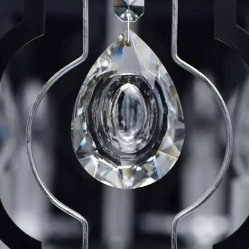 Люстра подвесная лофт Альгеро 285011908 MW-Light чёрная на 8 ламп, основание чёрное в стиле лофт  фото 11