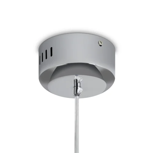 Светильник подвесной LED Amela FR6138PL-L21CH Freya прозрачный хром на 1 лампу, основание хром в стиле современный арт-деко капли фото 5