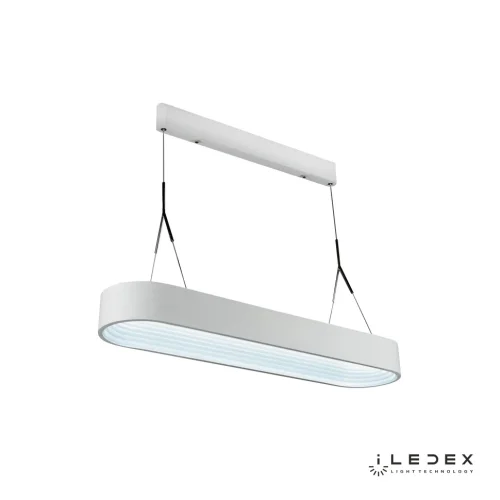 Светильник подвесной LED Bend 8330E-WH iLedex белый 1 лампа, основание белое в стиле хай-тек современный 