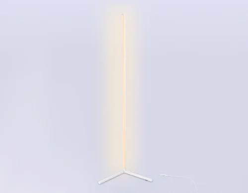 Торшер  LED с пультом FL8025 Ambrella light с пультом белый 1 лампа, основание белое в стиле хай-тек современный
 фото 7