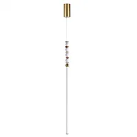Светильник подвесной LED Monella 6640/12L Odeon Light белый на 1 лампу, основание бронзовое в стиле современный 