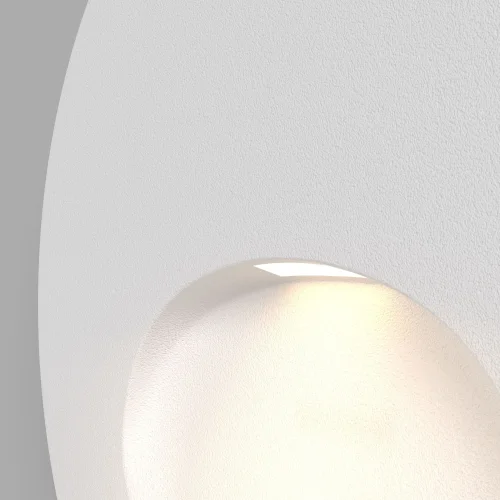 Подсветка для лестниц LED Bil O015SL-L3W3K Maytoni уличный IP54 белый 1 лампа, плафон белый в стиле современный LED фото 3