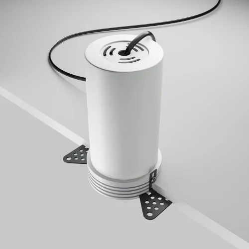Светильник точечный LED Focus Led DL125-L12-4K-TRS-W Maytoni белый на 1 лампу, основание белое в стиле современный хай-тек круглый для затирки фото 7