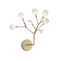 Бра Riccardo SL411.221.09 ST-Luce белый 9 ламп, основание золотое в стиле современный 
