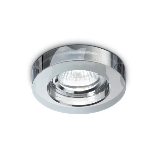 Светильник точечный BLUES FI ROUND FUME' Ideal Lux серый на 1 лампу, основание серое в стиле современный 