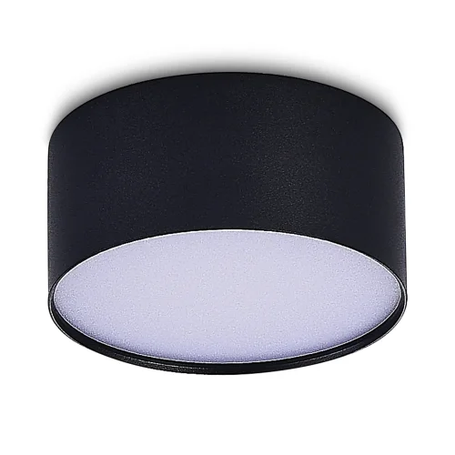 Светильник накладной ST606.432.12 ST-Luce чёрный 1 лампа, основание чёрное в стиле хай-тек круглый фото 2