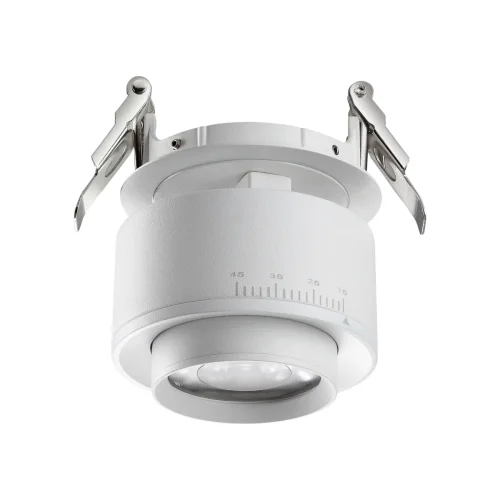 Светильник точечный LED Eddy 358945 Novotech белый 1 лампа, основание белое в стиле современный хай-тек  фото 3
