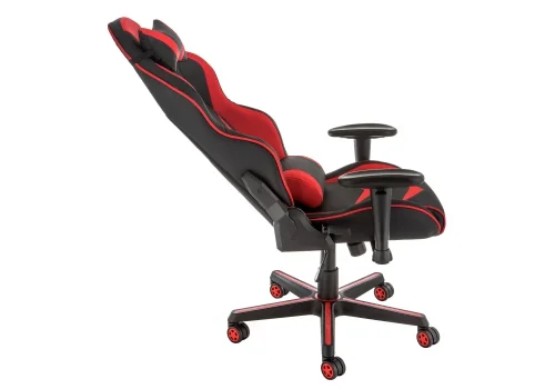 Кресло игровое Racer черное / красное 11380 Woodville, красный/искусственная кожа, ножки/пластик/чёрный, размеры - *1280***700*570 фото 5