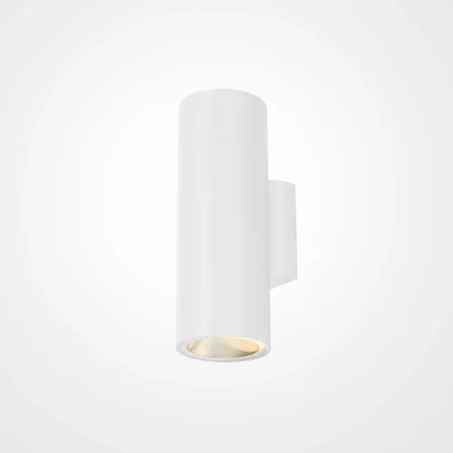 Настенный светильник уличный LED Shim O303WL-L24W3K Maytoni уличный IP65 белый на 1 лампу, плафон белый в стиле современный хай-тек LED фото 7