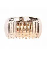 Бра Gusto LDW 7019 PR Lumina Deco прозрачный на 4 лампы, основание хром в стиле современный 