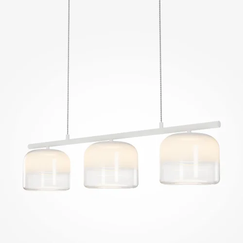 Светильник подвесной LED Spirito MOD286PL-L12W3K Maytoni белый на 3 лампы, основание белое в стиле современный линейный фото 4