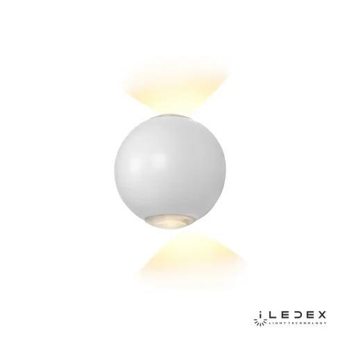 Бра LED Rainbow ZD8168-6W WH iLedex белый на 1 лампа, основание белое в стиле современный хай-тек  фото 3