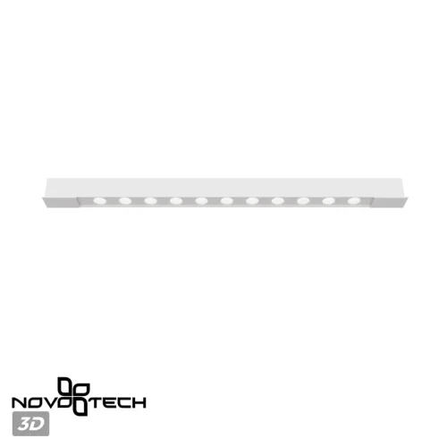 Трековый светильник LED для низковольтного шинопровода Flum 359432 Novotech белый для шинопроводов серии Flum белый фото 5