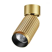 Светильник накладной Mais 370753 Novotech золотой 1 лампа, основание золотое в стиле модерн хай-тек круглый