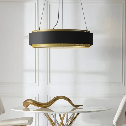 Светильник подвесной LED Casing 101409-26 ImperiumLoft золотой чёрный 1 лампа, основание чёрное в стиле современный  фото 17