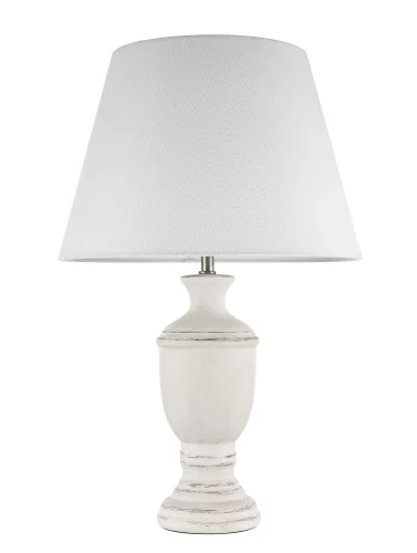 Настольная лампа Paliano E 4.1 W Arti Lampadari белая 1 лампа, основание белое керамика в стиле классический 