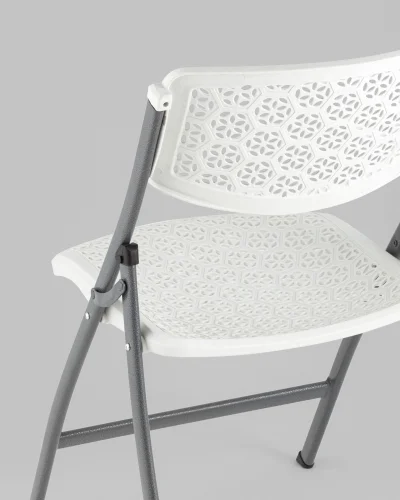 Стул складной банкетный COMB, белый УТ000040168 Stool Group, белый/, ножки/металл/серый, размеры - *820***540*490 фото 4