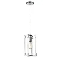 Светильник подвесной Palermo VL5023P11 Vele Luce без плафона хром на 1 лампу, основание хром в стиле современный 