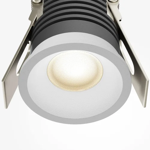 Светильник точечный LED Mini DL059-7W3K-W Maytoni белый 1 лампа, основание белое в стиле современный хай-тек круглый фото 2