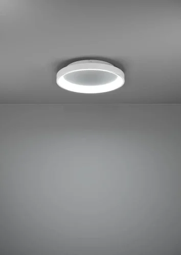 Светильник потолочный LED Loretello 901249 Eglo белый на 1 лампу, основание белое в стиле современный круглый фото 7 Светильник потолочный LED Loretello 901249 Eglo белый на 1 лампу, основание белое в стиле современный круглый фото 7