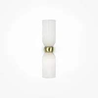 Бра Antic MOD302WL-02W Maytoni белый на 2 лампы, основание золотое в стиле современный 