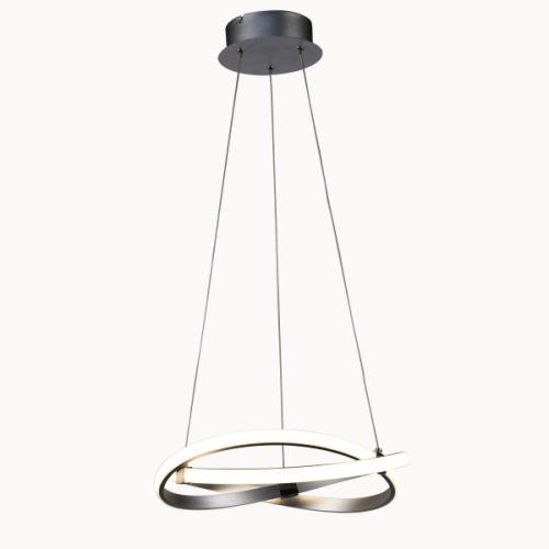 Светильник подвесной LED INFINITY 5384 Mantra хром серебряный 1 лампа, основание хром серебряное в стиле современный хай-тек кольца