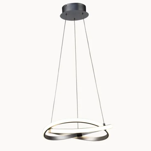 Светильник подвесной LED INFINITY 5384 Mantra хром серебряный на 1 лампу, основание хром серебряное в стиле современный хай-тек кольца
