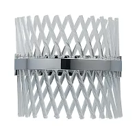 Бра Аделард 642023801 MW-Light прозрачный на 1 лампу, основание хром в стиле современный 