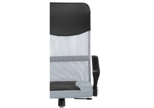 Компьютерное кресло Arano 1 light gray 15792 Woodville, серый/сетка искусственная кожа, ножки/металл/хром, размеры - *1190***660*600 фото 7