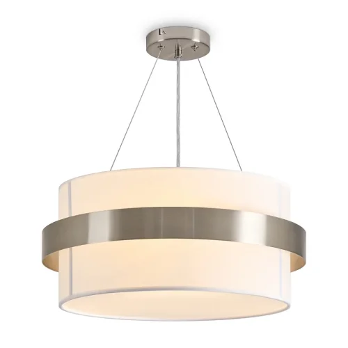 Светильник подвесной Bride FR5367PL-03N Freya белый на 3 лампы, основание никель в стиле современный Светильник подвесной Bride FR5367PL-03N Freya белый на 3 лампы, основание никель в стиле современный