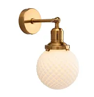 Бра Sofi APL.302.01.01 Aployt белый 1 лампа, основание бронзовое в стиле современный 