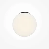 Светильник потолочный LED Twins MOD427CL-L10B3K Maytoni белый на 1 лампу, основание чёрное в стиле современный шар