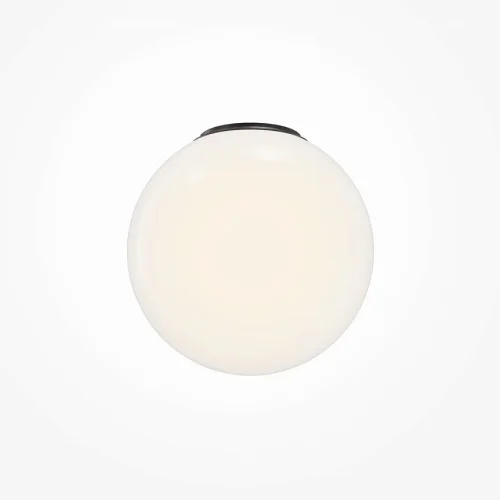 Светильник потолочный LED Twins MOD427CL-L10B3K Maytoni белый на 1 лампу, основание чёрное в стиле современный шар