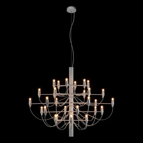 Люстра подвесная Gino 10196/800 White LOFT IT без плафона на 30 ламп, основание белое в стиле современный фото 2