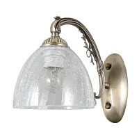 Бра Аманда 481025101 MW-Light прозрачный 1 лампа, основание латунь в стиле современный 
