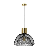 Светильник подвесной Castello A7046SP-1BK Arte Lamp чёрный 1 лампа, основание чёрное в стиле лофт 
