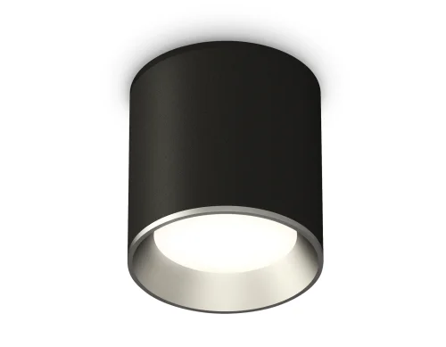 Светильник накладной Techno spot XS6302003 Ambrella light чёрный 1 лампа, основание чёрное в стиле современный круглый