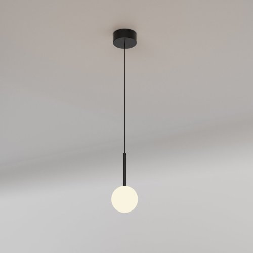 Светильник подвесной Cellar 7634 Mantra белый 1 лампа, основание чёрное в стиле хай-тек современный  фото 3
