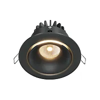 Светильник точечный LED Zoom DL031-2-L12B Maytoni чёрный 1 лампа, основание чёрное в стиле современный 