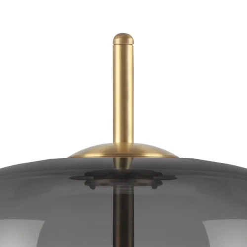 Настольная лампа LED Cupola 804918 Lightstar чёрная серая 1 лампа, основание золотое металл в стиле арт-деко  фото 6
