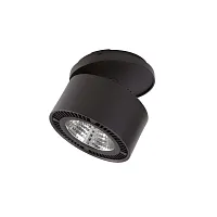 Светильник точечный LED Forte Inca 213807 Lightstar чёрный 1 лампа, основание чёрное в стиле модерн 