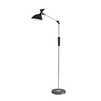 Торшер LED Horsa 8331/15FL Lumion для чтения чёрный на 1 лампу, основание чёрное в стиле хай-тек современный 
