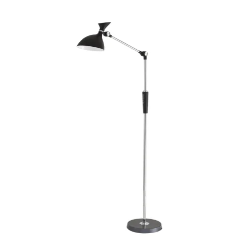 Торшер LED Horsa 8331/15FL Lumion для чтения чёрный на 1 лампу, основание чёрное в стиле хай-тек современный 
