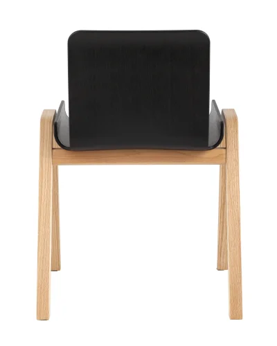 Стул Harbour, черный УТ000036002 Stool Group, чёрный/пластик, ножки/дерево/бежевый, размеры - ****557*558 фото 6