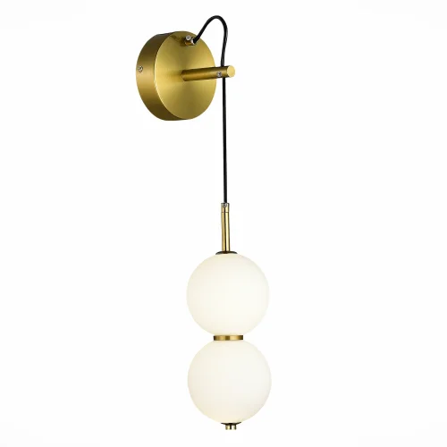 Бра LED Ode SL6112.201.07 ST-Luce белый на 1 лампа, основание золотое в стиле современный 