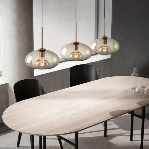 Светильник подвесной VILMO F 213943-26 ImperiumLoft янтарный на 1 лампу, основание латунь в стиле современный лофт фото 13 Светильник подвесной VILMO F 213943-26 ImperiumLoft янтарный на 1 лампу, основание латунь в стиле современный лофт фото 13