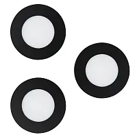 Светильник точечный LED Fueva-Z 900105 Eglo белый на 3 лампы, основание чёрное в стиле современный умный свет