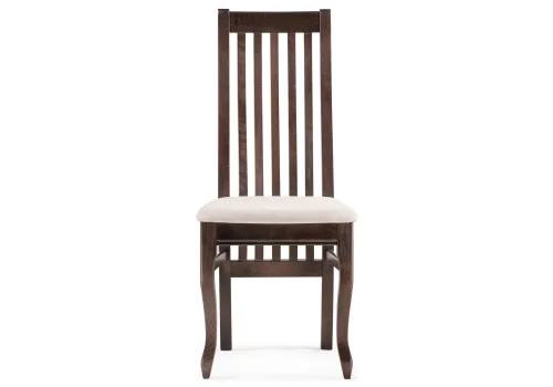 Деревянный стул Арлет Tenerife latte / венге коричневый 543604 Woodville, бежевый/ткань, ножки/массив бука дерево/венге, размеры - ****450*550 фото 2